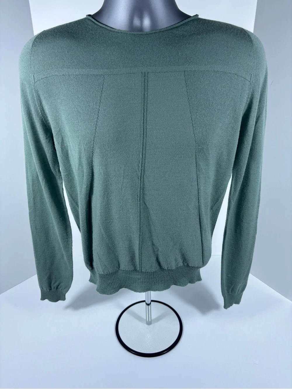 Rick Owens Strobe FW22 Aqua Virgin Wool Sweater – Size M - Picture 1 of 10
